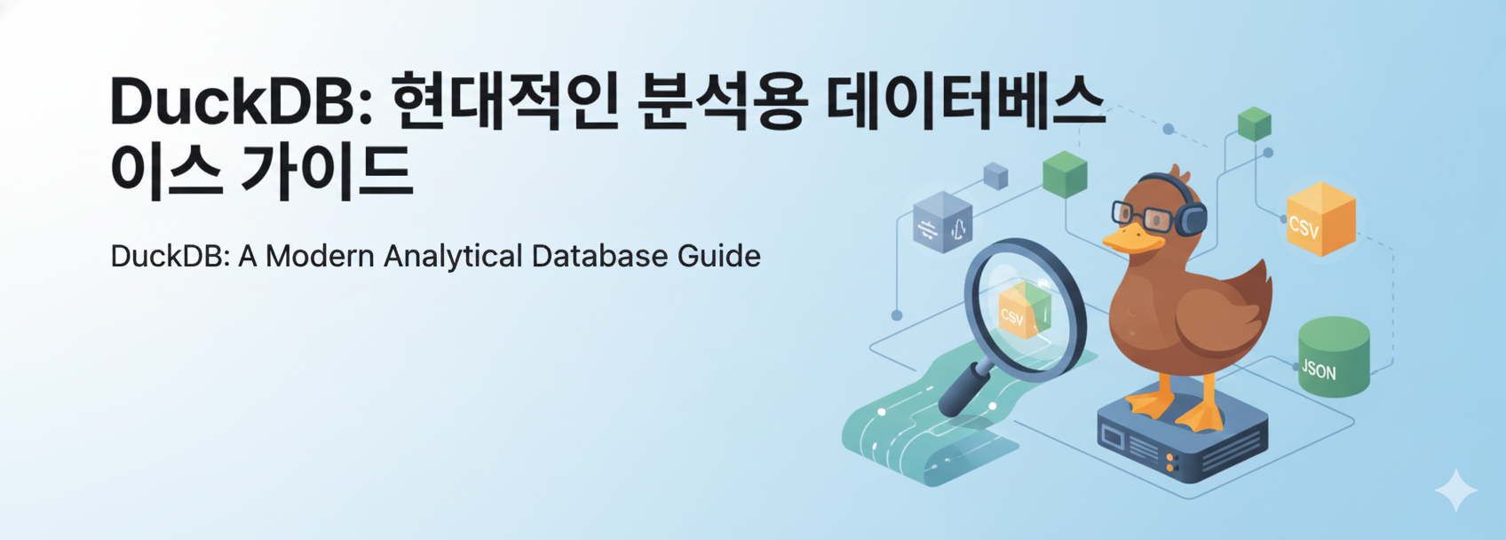 DuckDB: 현대적인 분석용 데이터베이스 가이드