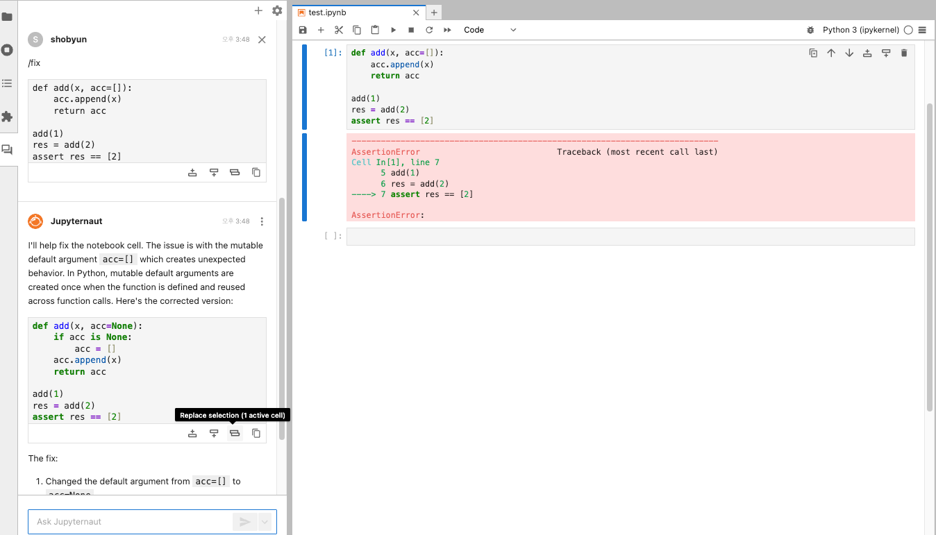 Jupyter AI로 노트북 중심 AI 워크플로우 확장하기
