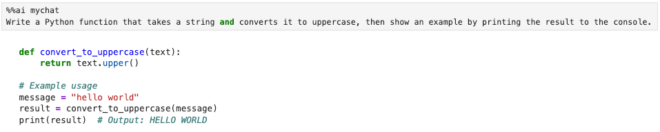 Jupyter AI로 노트북 중심 AI 워크플로우 확장하기