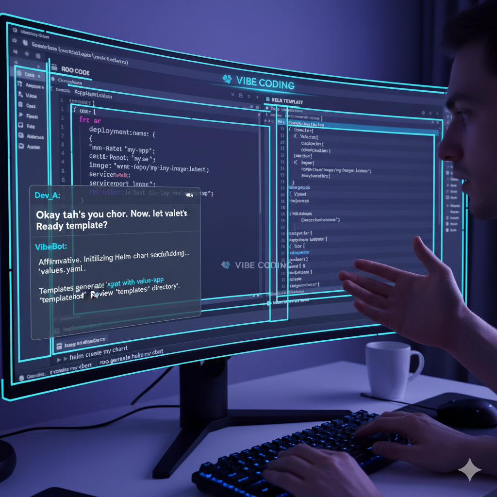 Roo Code 바이브 코딩 실전 - Kafka Cluster Helm template 만들기